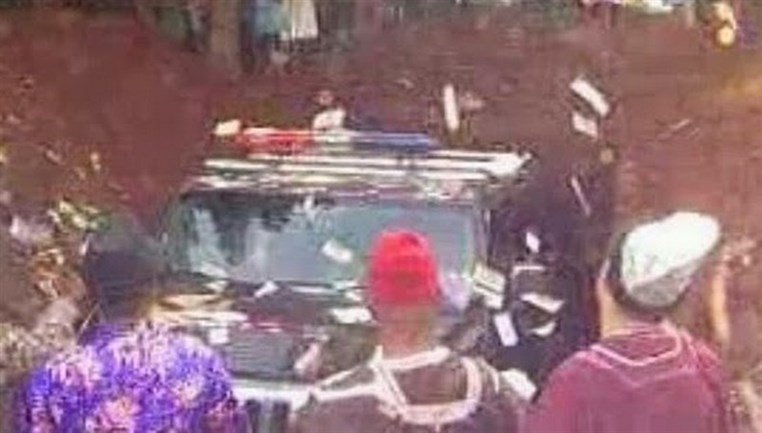 Nigerian Man Uses Hummer Jeep As Coffin To Bury His Mother